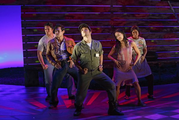 Jon Hoche, Raymond Lee, Paco Tolson, Jennifer Ikeda and Samantha Quan Photo