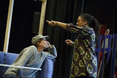 Miriam Shor and Lynn Nottage Photo