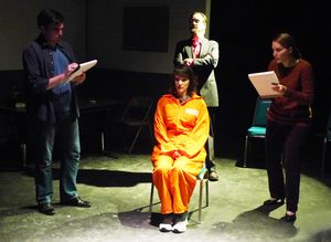 Neill Kelly,  Michael Lomenick, Jennifer Mickelson, and (in front) Melissa Nelson. Photo