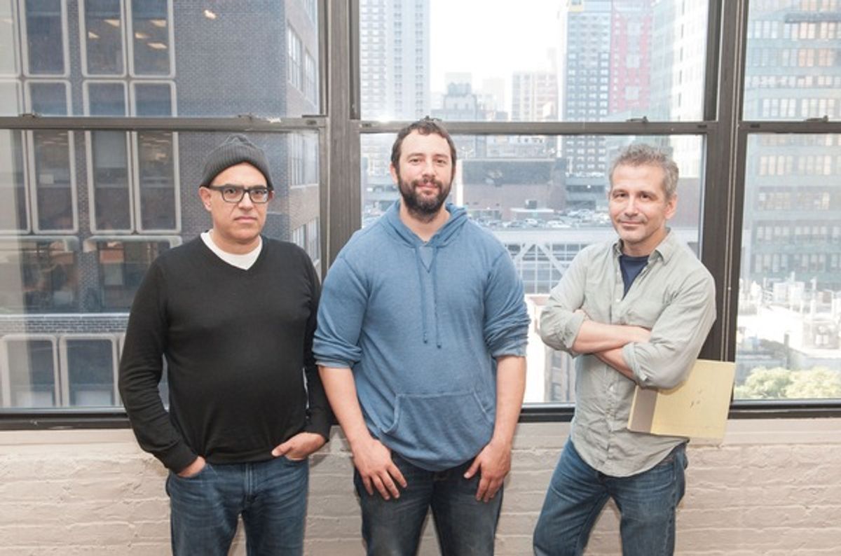 David Yazbek, Itamar Moses, David Cromer at 