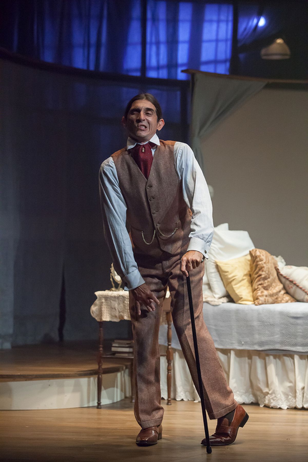 Giles Davies as Joseph Merrick at 