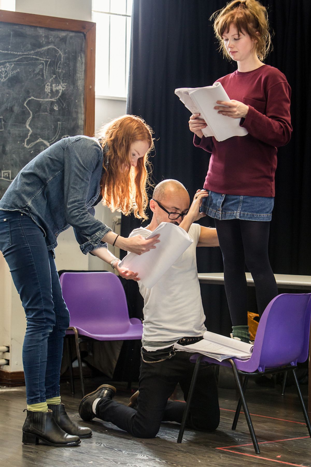 Rona Morison, Simon Gregor, and Carla Langley at 