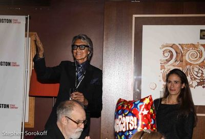 Tommy Tune, William Finn, Laura Gelman Photo