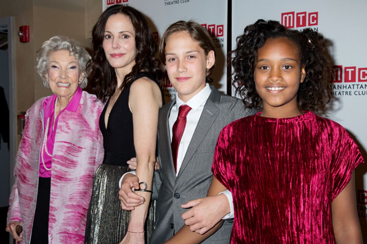 Caroline Louise Morelli Parker, Mary-Louise Parker, William Atticus Crudup, Caroline Aberash Parker at 