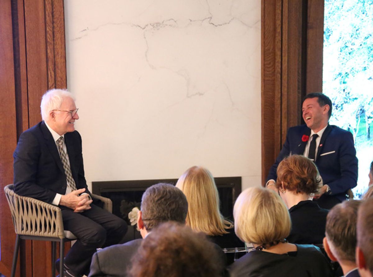 Steve Martin and Andrew Lippa at 