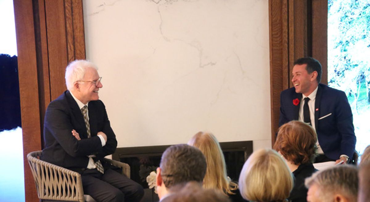 Steve Martin and Andrew Lippa at 