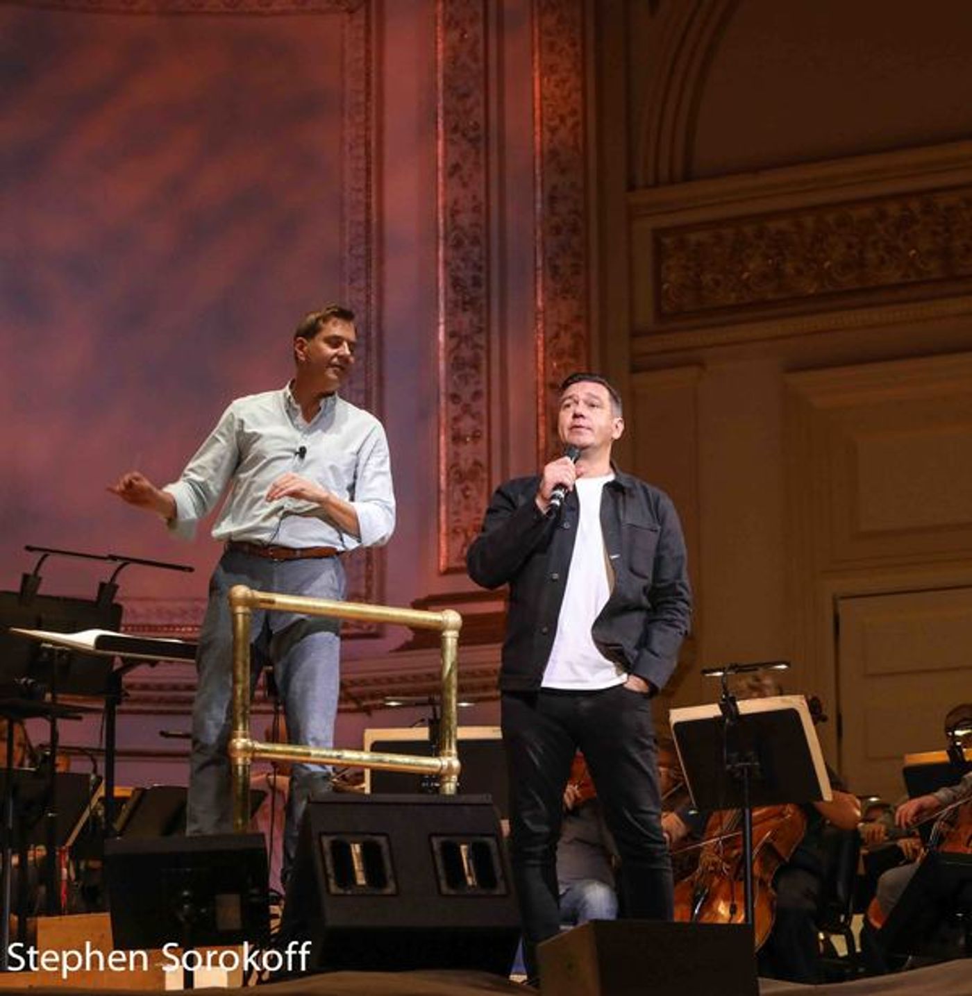 Photo Coverage: Colin Donnell, Laura Osnes & Nathan Gunn Rehearse to Kick Off The New York Pops Season with Lerner & Loewe  Image
