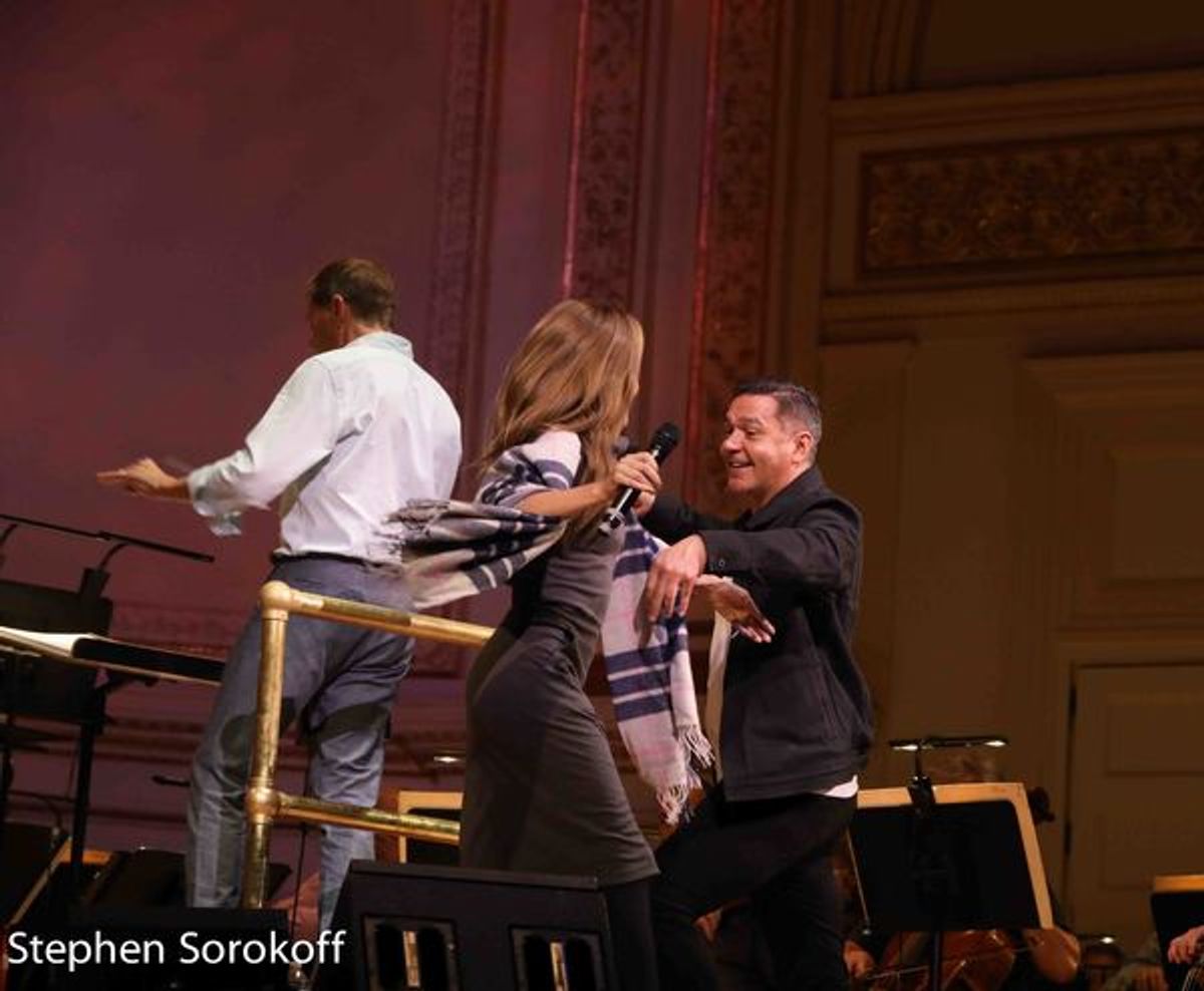 Steven Reineke, Laura Osnes, Nathan Gunn at 