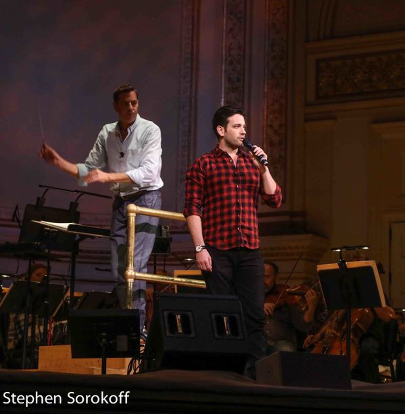 Photo Coverage: Colin Donnell, Laura Osnes & Nathan Gunn Rehearse to Kick Off The New York Pops Season with Lerner & Loewe  Image