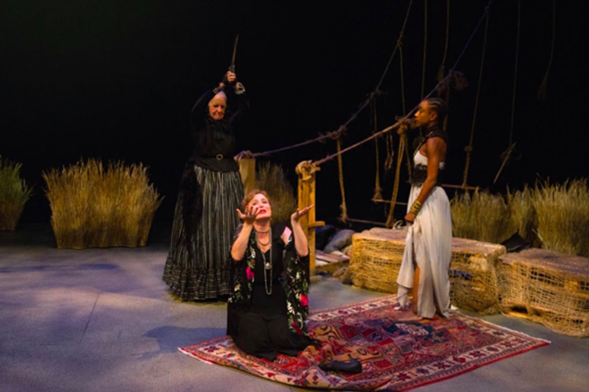 Madalyn McKay, Amanda Jones and Nylda Mark at 