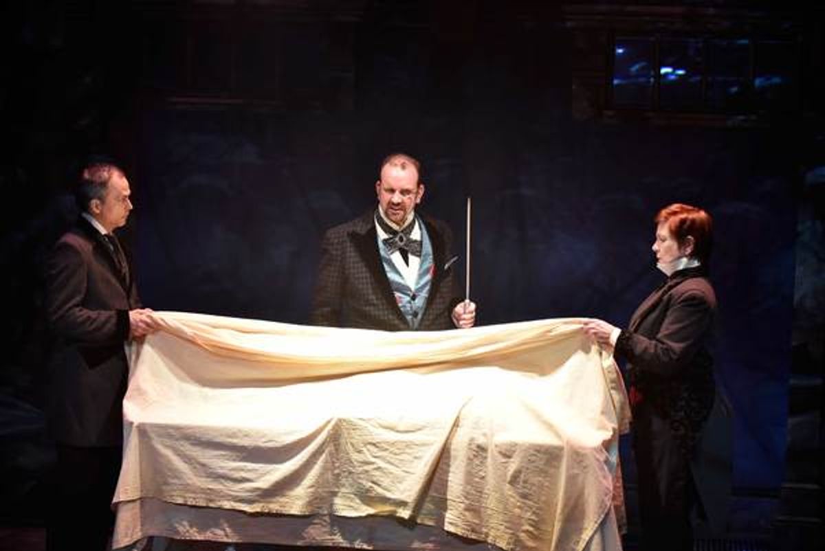 Steven Lane, Simon Needham, and Anne Hering at 