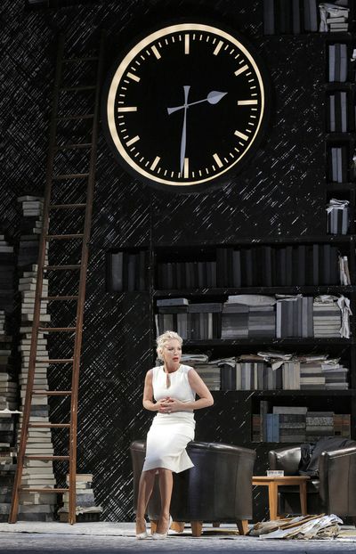 Nadja Michael as Emilia Marty in JanÃ¡Äek's"The Makropulos Case"
 Photo