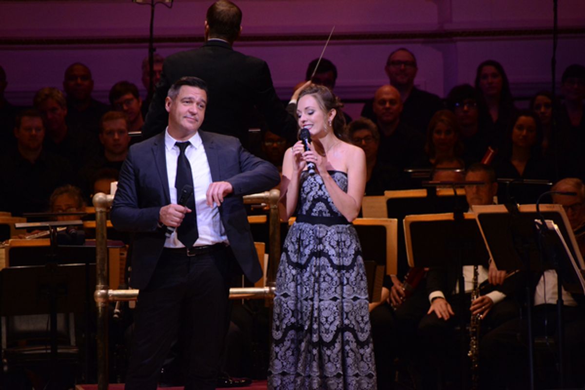Nathan Gunn and Laura Osnes at 