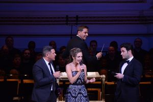 Nathan Gunn, Laura Osnes, Steven Reineke and Colin Donnell @ BroadwayWorld Nathan Gunn, Laura Osnes, Steven Reineke and Colin Donnell Photo