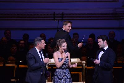Nathan Gunn, Laura Osnes, Steven Reineke and Colin Donnell Photo