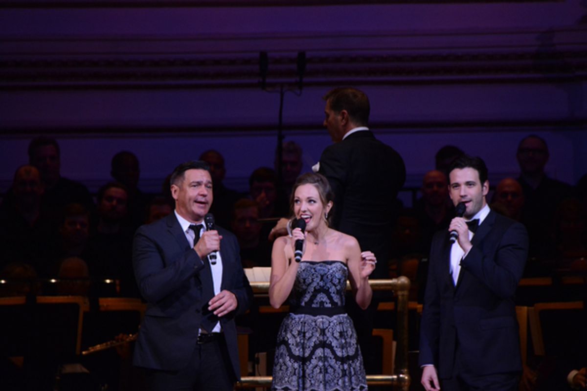 Nathan Gunn, Laura Osnes, Steven Reineke and Colin Donnell at 