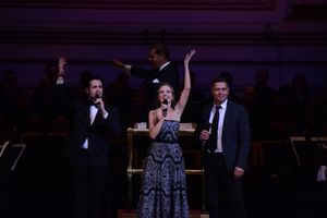 Nathan Gunn, Laura Osnes, Steven Reineke and Colin Donnell @ BroadwayWorld Nathan Gunn, Laura Osnes, Steven Reineke and Colin Donnell Photo