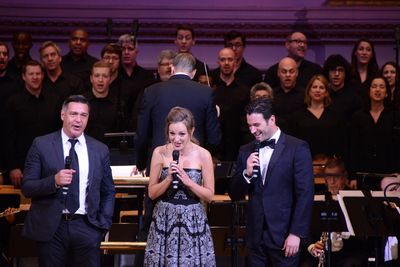 Nathan Gunn, Laura Osnes, Steven Reineke and Colin Donnell Photo