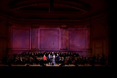 Judith Clurman, Nathan Gunn, Steven Reineke, Laura Osnes, Colin Donnell Photo