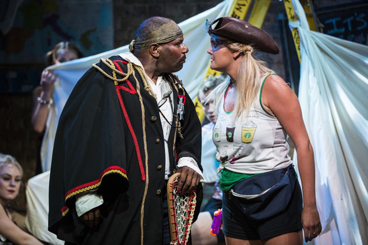 Anton Stephans and Laura Mansell at 