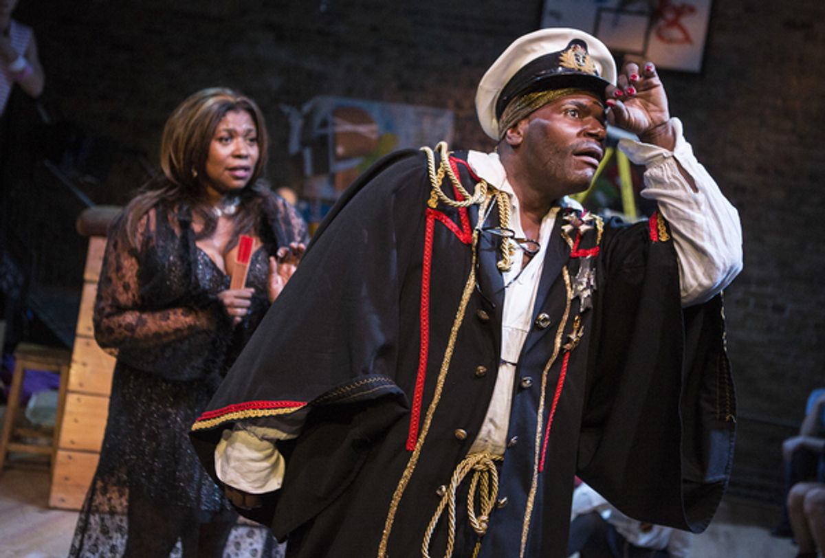 Brenda Edwards and Anton Stephans at 