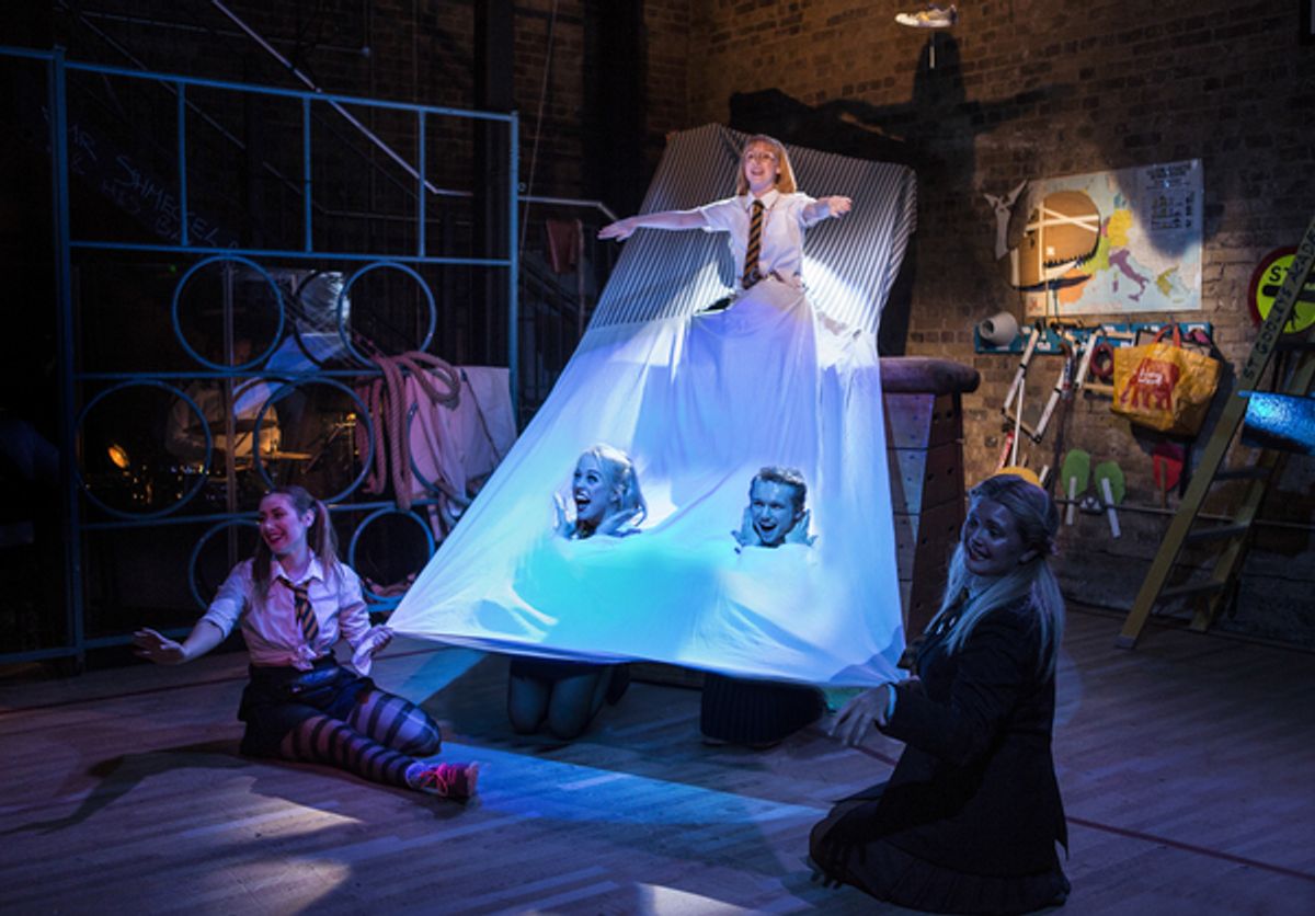 Rebekah Lowings, Aimee Hodnett, Rachel Anne Rayham, Glen Facey, and Laura Mansell at 