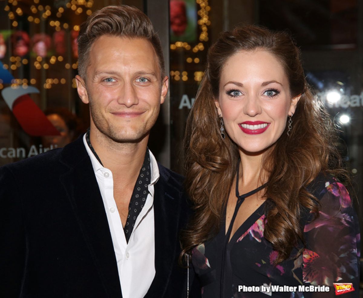 Nathan Johnson and Laura Osnes at 