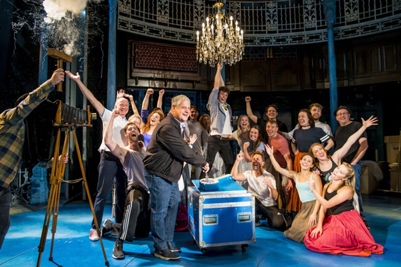 Photo Flash: Cast of HALF A SIXPENCE Surprises Sir Cameron Mackintosh on Birthday Photo Flash: Cast of HALF A SIXPENCE Surprises Sir Cameron Mackintosh on Birthday Image