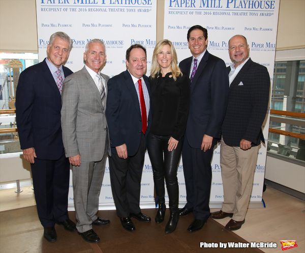 Randall S. Buck, Mark S. Hoebee, James L. Nederlander, Lauren Reid, Nicholas Scandali Photo