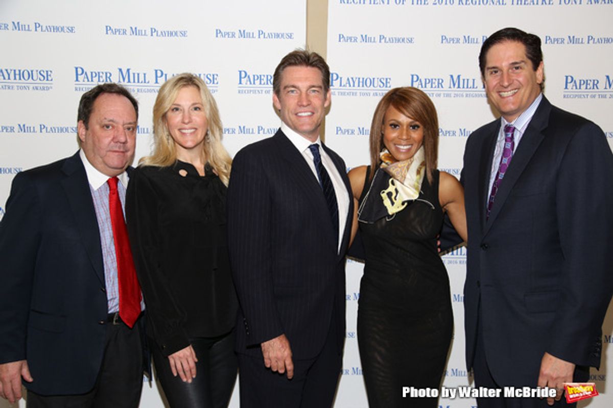 James L. Nederlander, Lauren Reid, Judson Mills, Deborah Cox and Nicholas Scandalios  at 