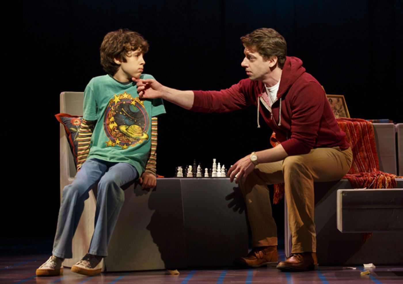Photo Flash: First Look at Christian Borle, Andrew Rannells & More in FALSETTOS on Broadway!  Image
