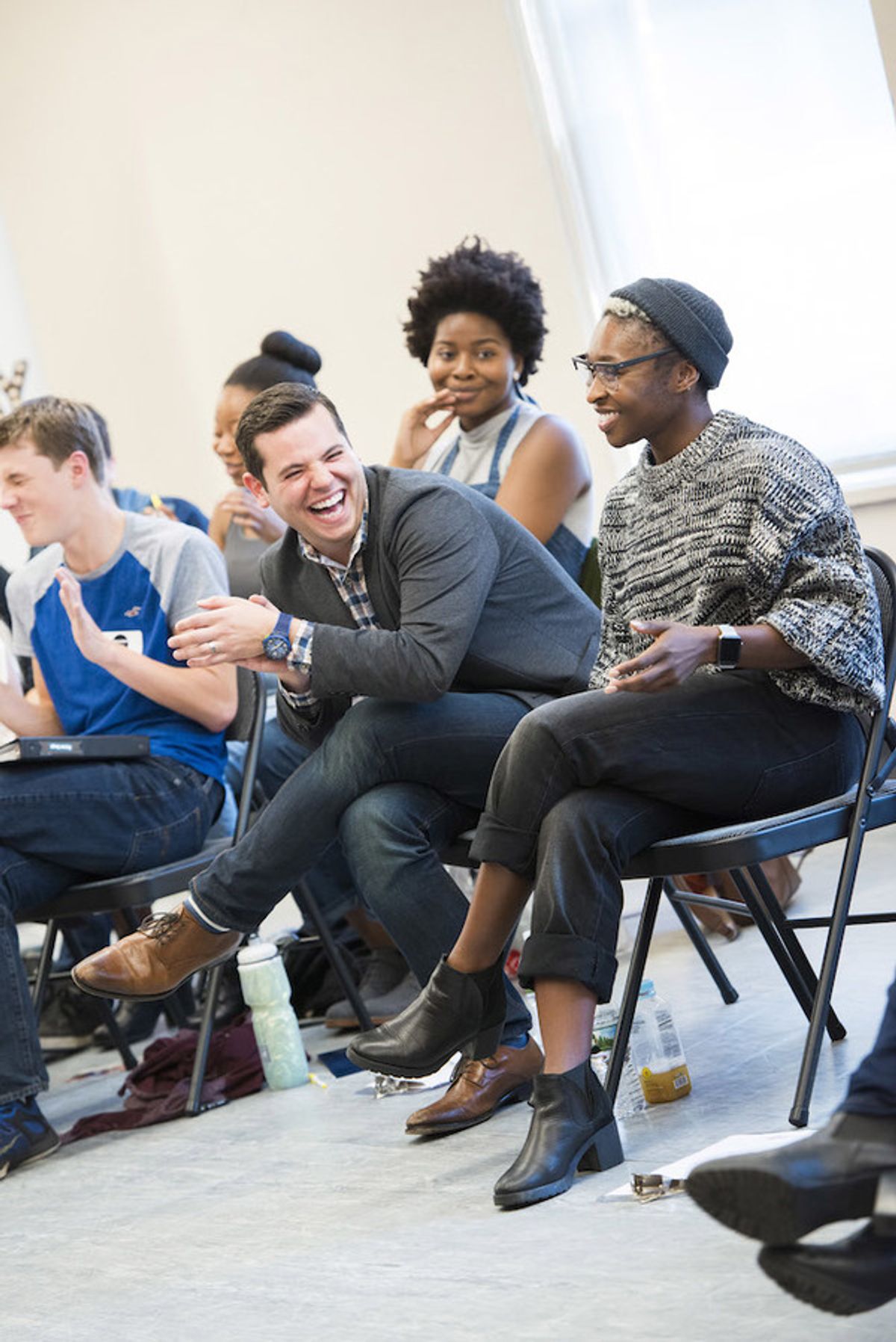 Marc Tumminelli and Cynthia Erivo  at 