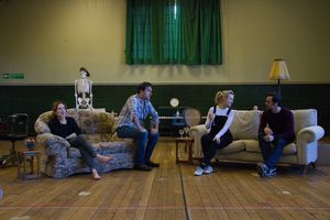 Katherine Parkinson, Rufus Jones, Emily Berrington, and Ralf Little Photo