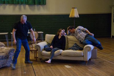 Steve Pemberton, Katherine Parkinson, and Rufus Jones Photo