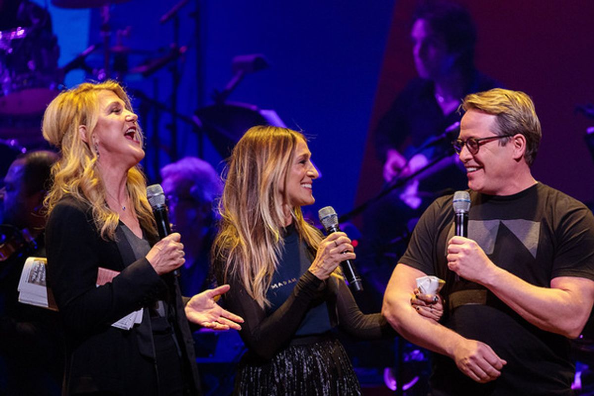 Victoria Clark, Sarah Jessica Parker, Matthew Broderick at 