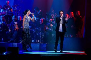 Renee Elise Goldsberry, Lin-Manuel Miranda Photo