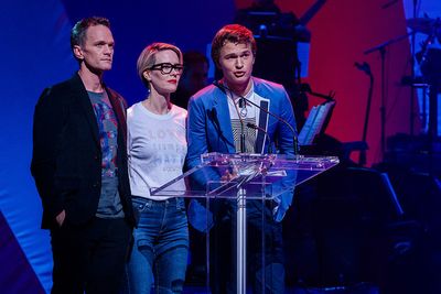 Neil Patrick Harris, Sarah Paulson, Ansel Elgort Photo