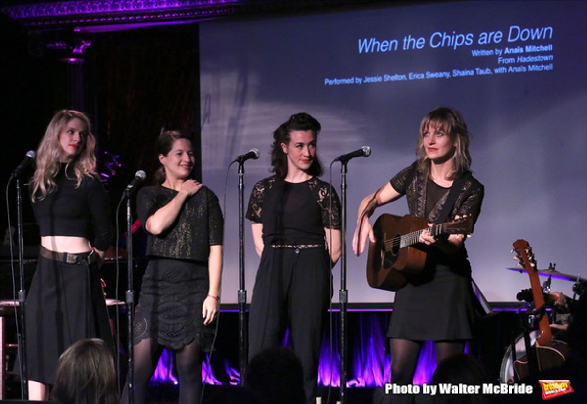 Erica Sweany, Jessie Shelton, Shaina Taub and Anais Mitchell  at 