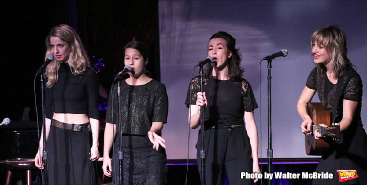 Erica Sweany, Jessie Shelton, Shaina Taub and Anais Mitchell  at 