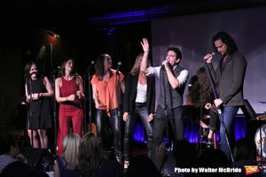 Georgia Stitt, Kelli Barrett, Julia Murney, Amanda Green, Jarrod Spector and Constantine Maroulis @ BroadwayWorld Georgia Stitt, Kelli Barrett, Julia Murney, Amanda Green, Jarrod Spector and Constant Photo