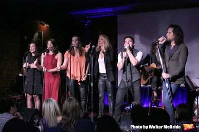 Georgia Stitt, Kelli Barrett, Julia Murney, Amanda Green, Jarrod Spector and Constant Photo