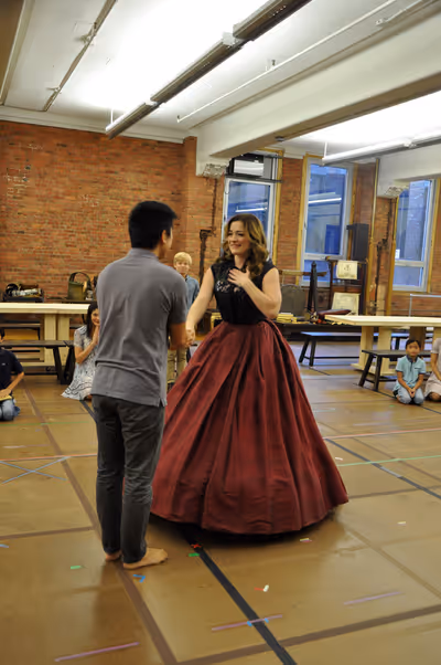 Anthony Chan and Laura Michelle Kelly Photo