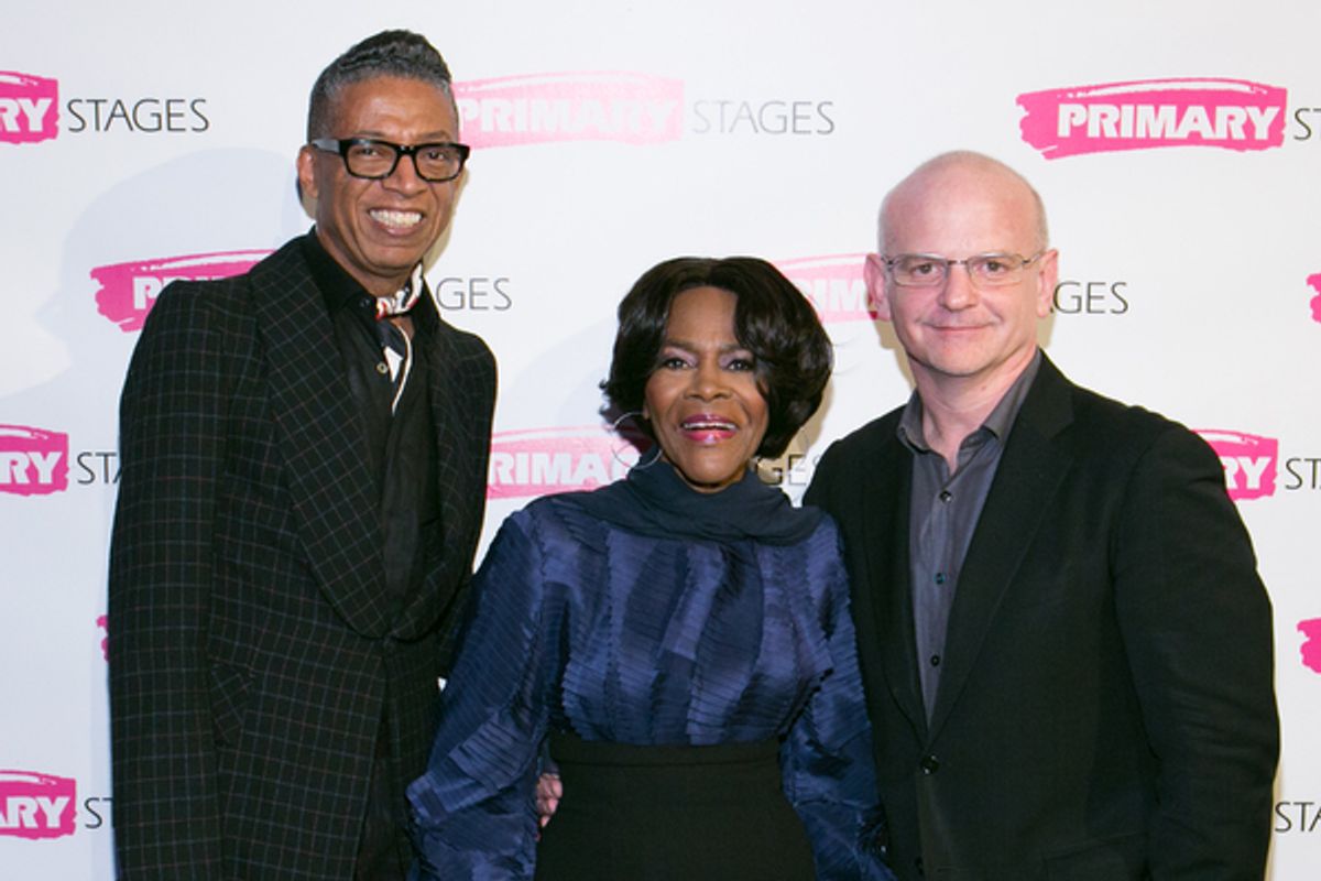 B. Michael, Cicely Tyson and Michael Wilson at 