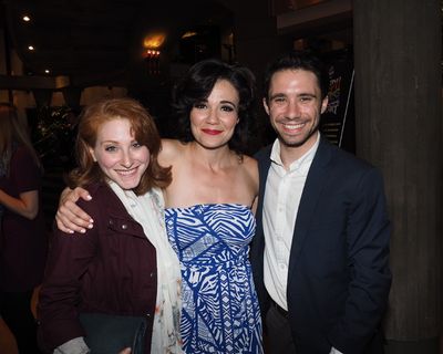 April Henry, and Dino Nicandros Photo