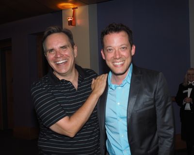 Bryan Dobson and John Tartaglia  Photo