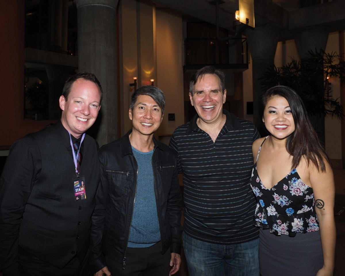 Corey Hirsch, Bryan Dobson, Charlotte Mary Wen, and friend at 