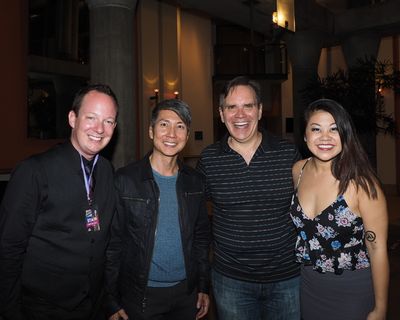 Corey Hirsch, Bryan Dobson, Charlotte Mary Wen, and friend Photo