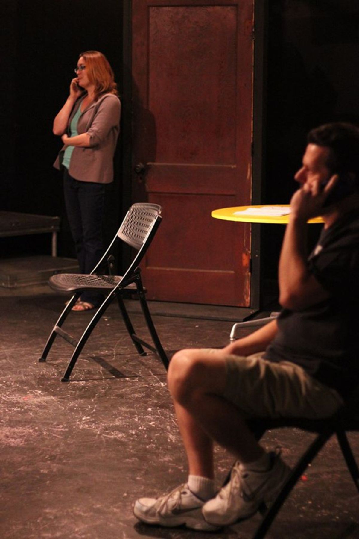 Goodb(eye) by Greg Romero

A man and woman, a secret romance, static electricity passes through the phone wires, as a giant eye inexplicably hovers over the city. (Whitney Zangarine and Bryan Maynard)
 at 