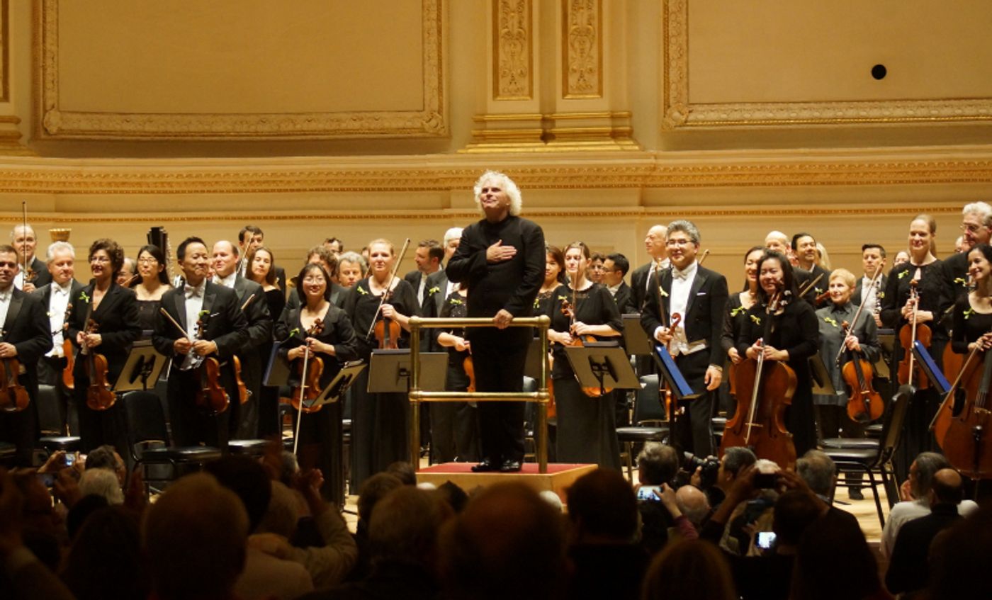 Review: SIMON RATTLE RETURNS TO THE PHILADELPHIA at Carnegie Hall  Image