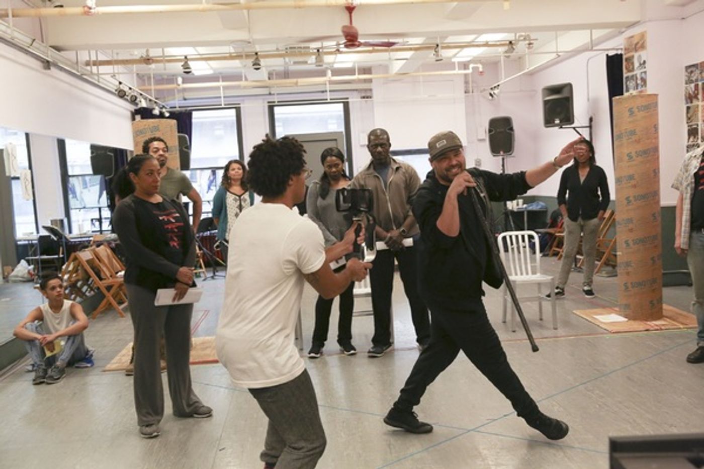 Photo Flash: In Rehearsal for PARTY PEOPLE at The Public Theater  Image
